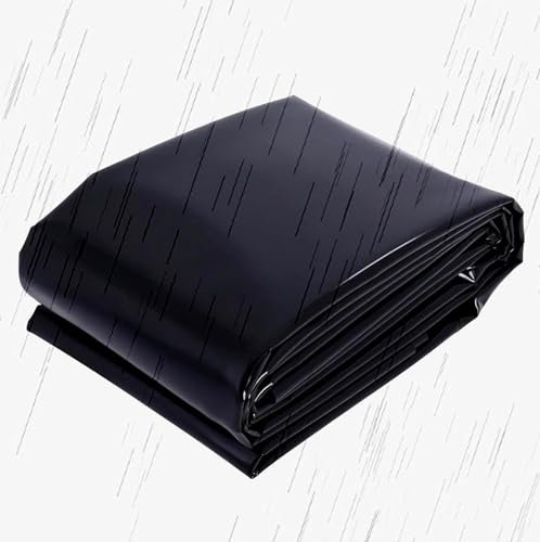 Dnowegas teichfolie 1X1m Teichfolie Aus HDPE Gummi Kann Wiederverwendet Dichtungsfolie Schwarz gartenteich flüssige teichfolie Wasserfall teich verstärkte und verschönerte Umgebung
