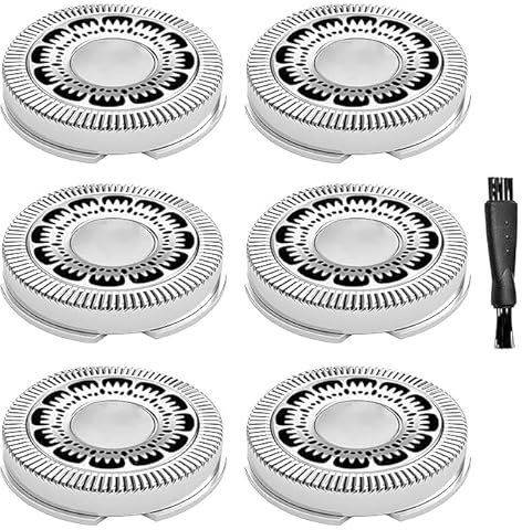 SH90/72 Ersatzscherkopf Scherkopf für Series 9000(S9xxx) 8000(S8xxx) SW97xx Prestige- Ersatzklingen für sh90 Scherköpfe Rasierer Herren Scherköpfe für 9000 Serie Kompatibel,Nicht Original 6 Stück