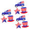 Amosfun 3sets Independence Day Wooden Ornament Plate Fishing Container Spiral Calendar Baskets Tall Name Decoration Halogen Oven Chart Calendar Planner Sprinkle Australian Calendar 3pcs*3