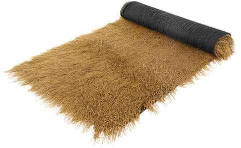 CZXMD Rollo de Paja Mexicana Artificial Para Tiki Bar,Techo de Palma Paja Sintética Ignífuga,Decoración de Techo de Paja de Palapa,Adecuado Para Cenadores, Piscinas, Playas y Fiestas Haw(Size:0.5*10m)
