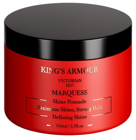 King’s Armour MARQUESS Shine Pomade – Maximaler Glanz & Starker Halt – 110ml
