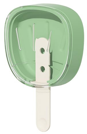 Pixywell Food Grade Silicone Ice Lolly Molds for Kids UK - BPA Free, Easy Release Push Button, Reusable Popsicle Molds for Toddlers & Adults, Party DIY with Sticks & Recipe (Green, Palma Fan)