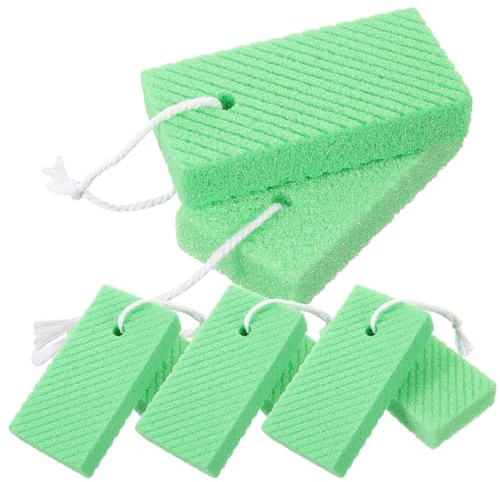Hornhautentferner Bimsstein für Füße 8 Stück aus PU Weihnachten Party | Fußpeeling gegen Hornhaut, Abgestorbene Haut und Rauhe Stellen, Ergonomische Form für Damen
