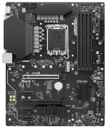 Motherboard Fit For MSI Z790-S01 Motherboard LGA1700 Supports I9-14900K I7-13700K I5-12400F CPU DDR5 7000MHz HDMI M.2 ATX Mainboard