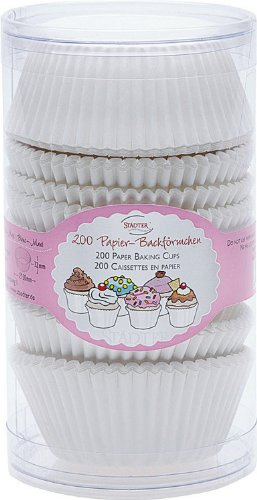 Städter Papierbackförmchen Maxi weiß