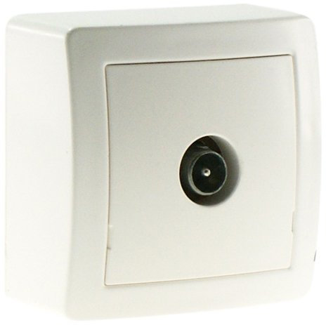 Schneider Electric ALO623112 Prise TV saillie Alréa Blanc