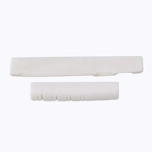 BQLZR Bone Bridge Saddle and Nut For 12 String Acoustic Guitar