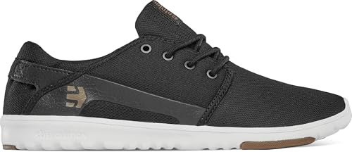 Etnies Herren Skateboardschuhe, Textil-Netzgewebe, Schwarz 979 Black White Gum, 38.5 EU