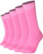 Mysocks® 5 paia caviglia calzini rosa