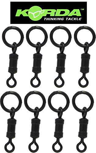 Korda Chod Swivel - 8 Wirbel Zum Karpfenangeln, Karpfenwirbel Ür Karpfenmontagen & Karpfenrigs