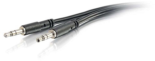 C2G 22601 Slim Auxiliary 3.5mm Audio Cable (6 Feet, 1.82 Meters)