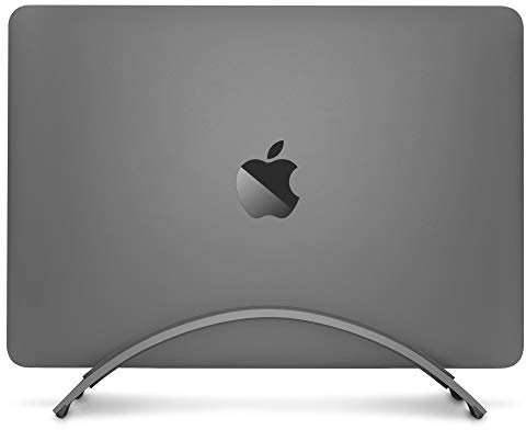 Twelve South BookArc for MacBook | Space-saving vertical desktop stand for Apple notebooks (space grey)