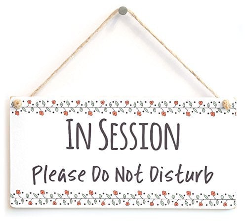 in Session Please Do Not Disturb - Functional Do Not Disturb Notice Home Office Door Sign