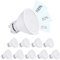 linovum 10 Stück fourSTEP GU10 LED Lampe dimmbar 5W neutralweiß - dimmen ohne Dimmer mit jedem Lichtschalter in 4 Schritten
