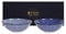 TOKYO design studio Nippon Blue 2-er Schalen-Set blau-weiß, Ø 21 cm, ca. 1000 ml, asiatisches Porzellan, Japanisches Design mit blauen Mustern, inkl. Geschenk-Verpackung