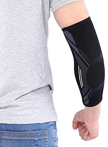 Tbest Elbow Handgelenkbandage zur Unterstützung der Kompression Kunto Fitness Ellenbogen für Sehnenentzündungen, Tennisschiene, Ellenbogen und Ellenbogenbehandlung, Arthritis, Trainingseinheiten (L)