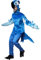 dressforfun 900543 - Unisexkostüm Prächtiger Blauara, Papagai mit angedeutetem Vogelschwanz und Kunstfellbesatz am Kragen (175 | Nr. 302510)