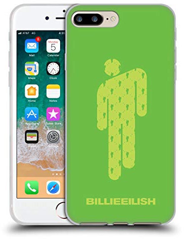 Head Case Designs Licenciado Oficialmente Billie Eilish Verde Blohsh Arte Clave Carcasa de Gel de Silicona Compatible con Apple iPhone 7 Plus/iPhone 8 Plus
