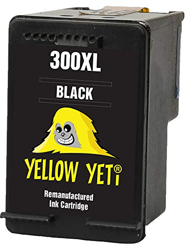YELLOW YETI Ersatz für HP 300XL 300 XL Druckerpatrone Schwarz kompatibel für HP Deskjet D1660 D1663 D2530 D2545 D2560 D2660 D5560 F2420 F2480 F4210 F4240 F4272 F4280