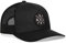 HAKA State City Trucker-Mütze für Damen und Herren, verstellbare Baseballmütze, Netz-Snapback, stabile Outdoor-Golfmütze, Schwarz, Schwarz, Einheitsgröße