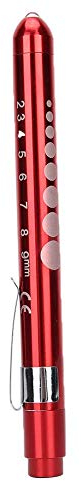 LED Penlight Professional Tragbare Diagnoselampe Clinical Pen Ophthalmic Examination Schüler Check Pen Light für Doctor Nurse(rot)