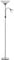 HOMCOM LED Floor Lamp for Living Room, 180cm Tall Standing Lamp, Mother and Child Uplighter with Adjustable Gooseneck, Silver Tone