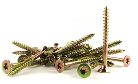 100 x Vis Bois Aggloméré Tête Fraisée 4x30