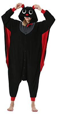 DarkCom Unisexe Adulte Cosplay Animal Onesie Une pièce Pyjama Combinaison | Kigurumi Costume,vêtements de Nuit,Hommes et Femmes Grenouillère