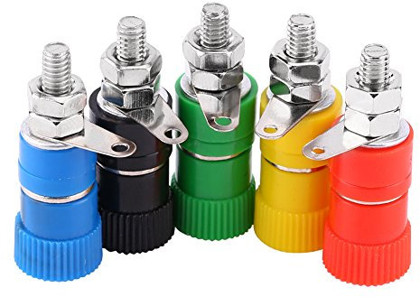 Morsetti per rilegatura da 20 pezzi, presa femmina per connettori a banana da 4 mm