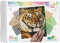 Pracht Creatives Hobby Pixel P090043 Mosaik Geschenkverpackung Tiger, Pixelbild ca. 30,5 x 38,1 cm groß, kinderleichtes Stecksystem, ohne Bügeln und Kleben, Steinchen aus Biokunststoff, ideal für Kinder
