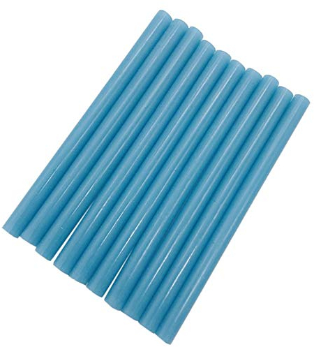 ZXF Heißklebesticks 10 stücke blau Farbe 7mm heiße schmelzkleber Sticks für elektrische klebepistole Auto Audio Craft Reparatur Sticks klebend versiegelung wachs Stick