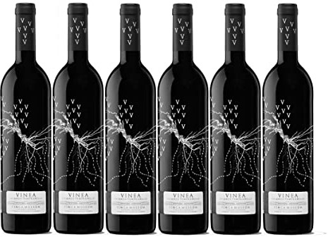 Museum Vinea Crianza, Vino Tinto DOC Cigales, Variedad Tinta del País, Sedoso y Aterciopelado, Pack 6 botellas 750 ml