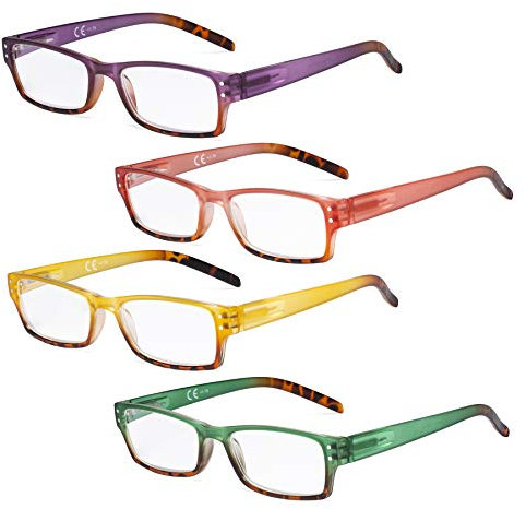 Eyekepper Damen Lesebrille 4 Pack Lesehilfe für Frauen +1,75