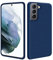 HSP Case for Samsung Galaxy S21 FE 5G [Sustainable Bio Plastic] Cell Phone Case | Biodegradable Recyclable | Wheat Straw TPU Case Protective Cover | Environmentally Friendly Exact Matt Blue