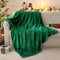 MIULEE Kuscheldecke Flauschig Decke Fleecedecke Wohndecken Couchdecke Flauschig Überwurf Mikrofaser Tagesdecke Sofadecke Blanket Für Bett Sofa Schlafzimmer Büro 130x150 cm Dunkelgrün