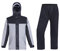 Ynport Crefreak Wasserdichte Regenanzüge für Herren Outdoor Arbeit Regenjacke und Hose Unisex Regenausrüstung mit Kapuze für Alle Sportarten Bauernhof Angeln Motorrad, Grau M