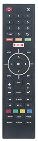 ALLIMITY Ersatz Fernbedienung passend für Q.Bell Linsar Bauhn TV QT40NX33 QT55NX23 ATV65UHDS-0120 ATV65UHD-0120 LS50UHDSM20 LS65UHBSM20 LS75UHDSM20-V2