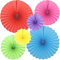 CEEYSEE 6 Stück Papier Fächer Dekoration 20/30/40cm Papierfächer Hängende Farbige Papier Fächer Papier Girlande Dekoration für Party Feier Hochzeit Babyshower Geburtstag Deko (Farbige/ZCIS)