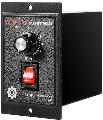 Jadeshay Variateur de Vitesse pour Moteur 220V Variateur de Vitesse Regulateur de Tension Monophasé AC220V Entrée DC220V Sortie Régulateur de Vitesse électrique pour équipement de Production 400W