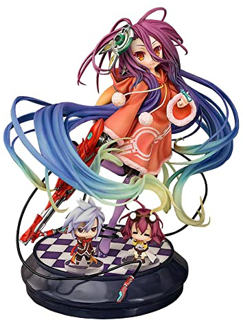 Xinchangda No Game No Life Anime Figuren Schwi Dola Actionfigur Modell Sammlerstück Statue Weihnachten Geburtstag Geschenk Schreibtisch Display Cartoon Skulptur