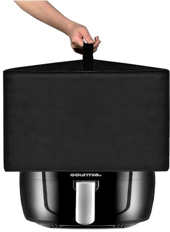 NUENSS-ROR Heavy Duty Air Fryer dust Cover Case,for Instant Pot Vortex 6-Quart Air Fryer Oven/Vortex Plus 6-Quart Air Fryer Oven-Waterproof&Kitchen Appliance Protection cover-Nylon fabric(Black)