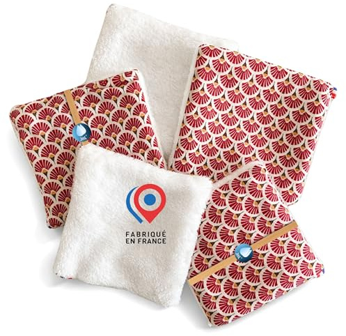 Carrés Démaquillants Visage Lavables JaMoonLBV JmL® Made in France | Fabriqué en France