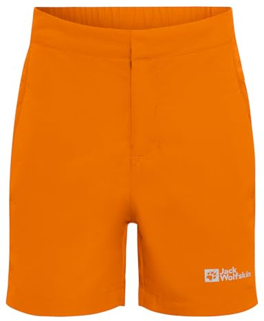 Jack Wolfskin Unisex Kinder Sun K Wander-Shorts, Soft Amber, 140 EU
