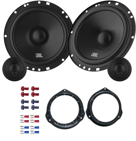 JBL Stage161CFS Lautsprecher mit Einbauset passend für Mercedes E-Klasse (W212) alle Türen vorne 450 Watt 165mm 2 Wege Kompo