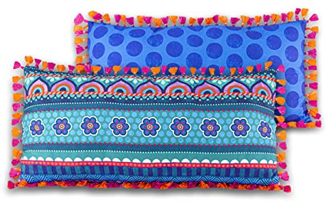 Bine Brändle - Dekokissen - Bunte Auswahl - Kissen mit Füllung - Mandalas - Bordürenliebe - Blüten - Blätter - Seerosenteich - Unterwasserwelt - Herzen - Monster - Regenbogen
