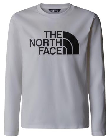 The North Face Kid Easy L/S Tee T-Shirt, TNF White, 12 Years