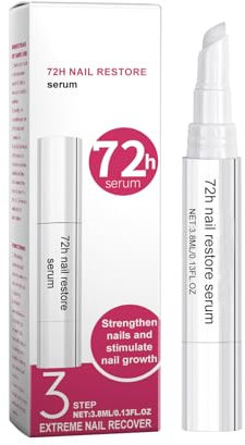 Nail Restoration Strengthening For Fragile Nails With Vitamin E And Seaweed Extract(3.8ml) Uij96 (3.7x1.8x12.4cm)