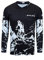 Kids Cycling Jersey Dirt Bike Youth Mountain Bike Childrens Biking Clothes Boys Motocross Long Sleeve Shirts Downhill Top Girls Bicycle Riding Biker Racing Clothing White Black XS