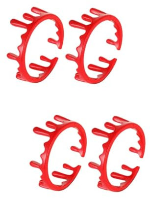 JOINPAYA 4stücke Verstellbare Metalllegierung Vampir Blut Ringe Für Halloween Kostüm Zubehör Gruselige Party Deko Blutring Schmuck Für Karneval Und Cosplay