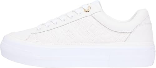 Tommy Hilfiger Damen Th Platform Sneaker Quilted Fw0fw09265 Low Top